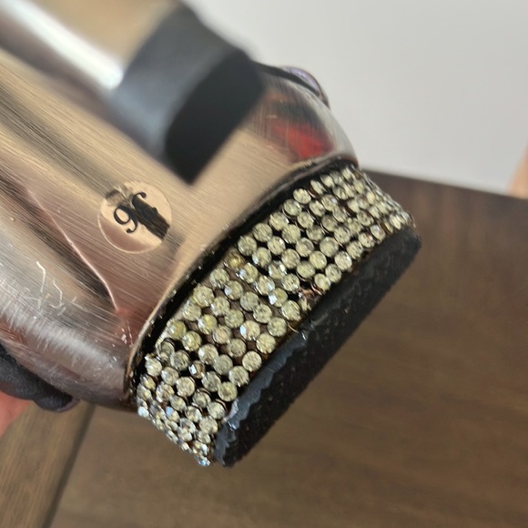 Tony Keuylian Retro hot LA Glam Heels Retro Trendy Bling Platform Sz 6 narrow - Picture 15 of 17